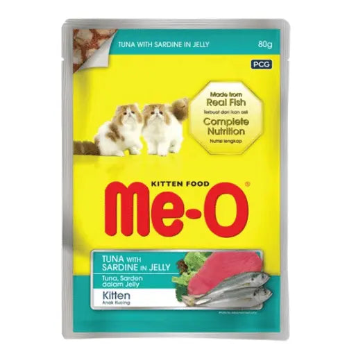 Me O Kitten Tuna with Sardine in Jelly Wet Food