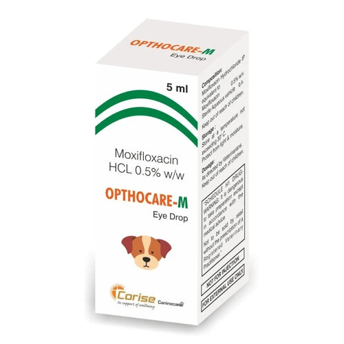 Corise Opthocare M Eye Drops (Moxifloxacin) for Dogs & Cats 5ml