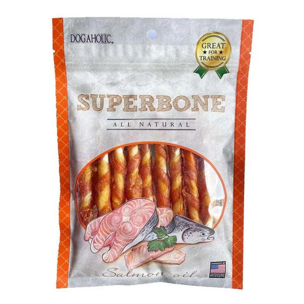 Dogaholic Superbone Chicken Stick Dog Treat with Salmon Oil Flavour
