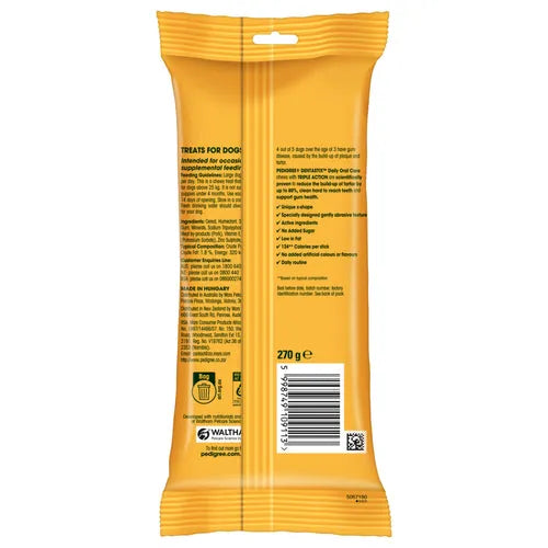 Pedigree Dentastix Oral Care for Adult Large Breed Dog Treats