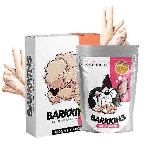 Barkkins Jelly Chicken Broth for Dogs 100gm