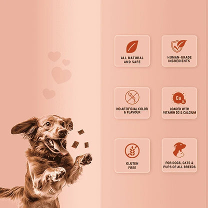 Natural Remedies Treat O'Clock Chicken and Egg Treats for Dogs