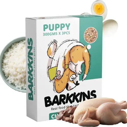 Barkkins Natural Chicken & Egg Meal for Puppies