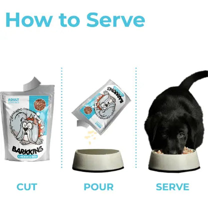 Barkkins Chicken & Rice for Adult Dogs