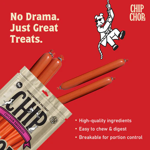 Chip Chops Chicken Sausages Dog Treats