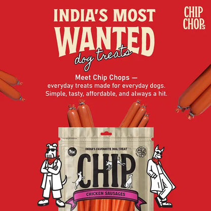 Chip Chops Chicken Sausages Dog Treats