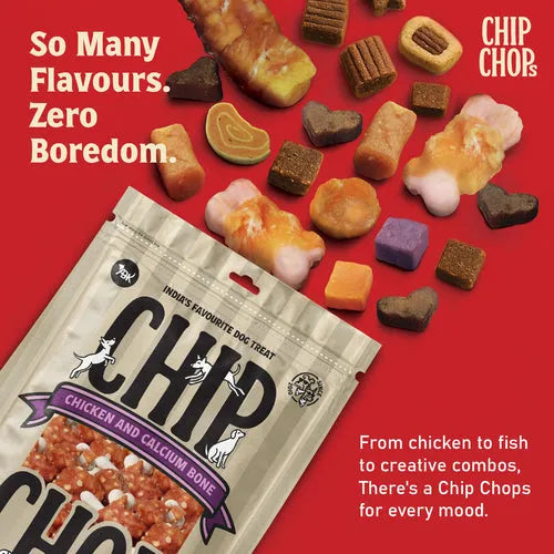 Chip Chops Chicken and Calcium Bone Dog Treats