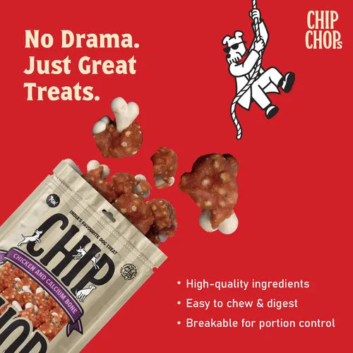 Chip Chops Chicken and Calcium Bone Dog Treats