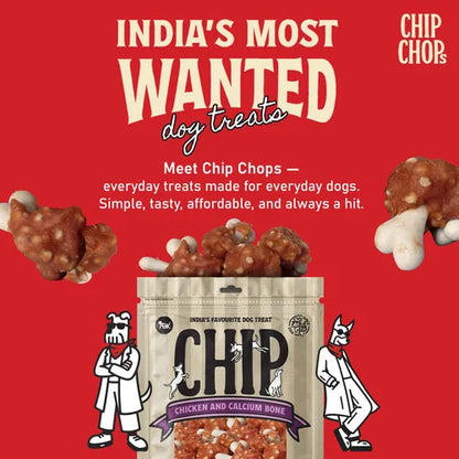 Chip Chops Chicken and Calcium Bone Dog Treats