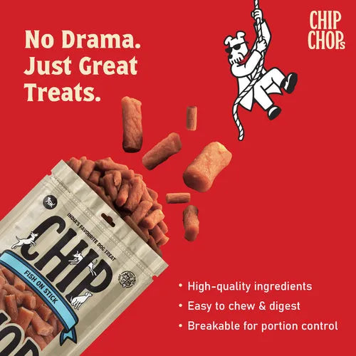 Chip Chops Fish on Stick Dog Treats