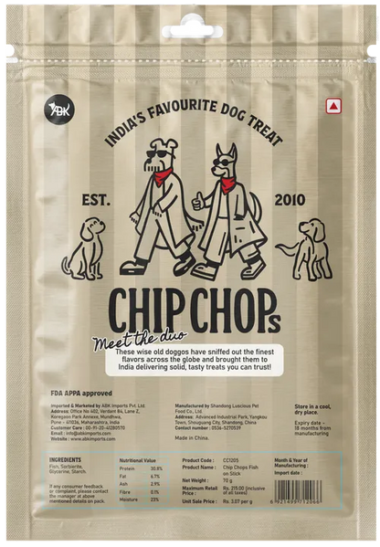 Chip Chops Fish on Stick Dog Treats