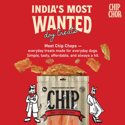 Chip Chops Roast Chicken Strips Dog Treats