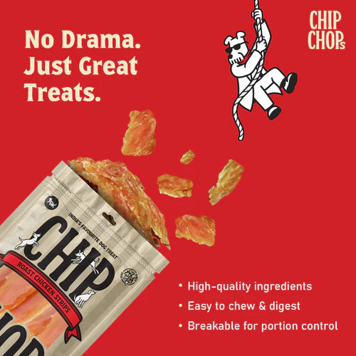 Chip Chops Roast Chicken Strips Dog Treats