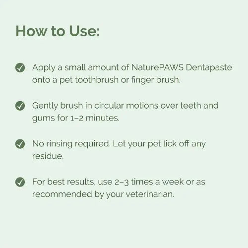 Naturepaws Tea Tree Oil Dentapaste for Dogs & Cats – With Toothbrush