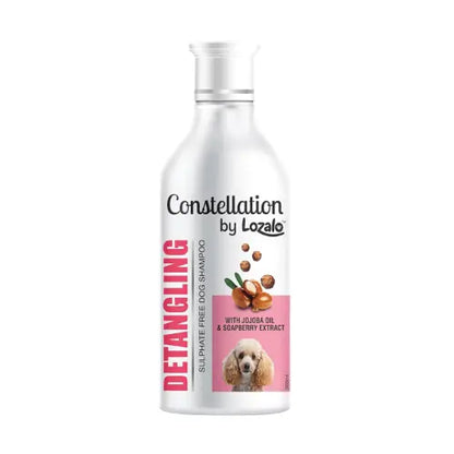 Lozalo Detangling Dog Shampoo 300 ml – Sulphate-Free with Jojoba Oil & Soapberry Extract