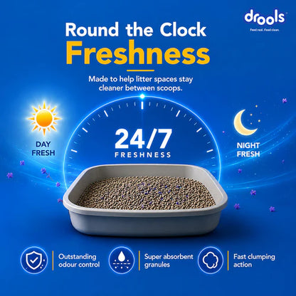 Drools Lavender Scented Clumping Cat Litter