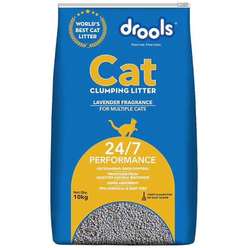 Drools Lavender Scented Clumping Cat Litter