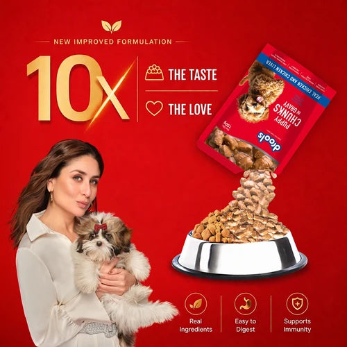 Drools Real Chicken & Chicken Liver Chunks in Gravy Adult Dog Wet Food