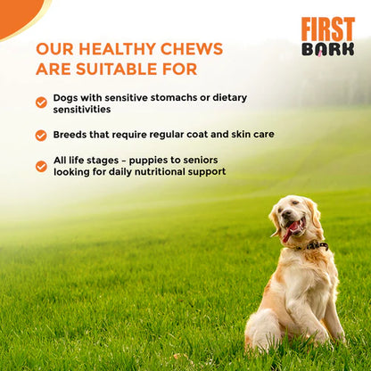 First Bark Chicken Cod Roll Dog Treats