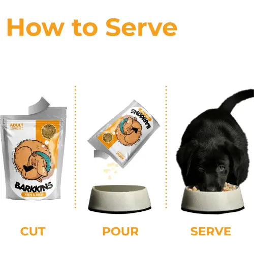 Barkkins Fish & Rice for Adult Dogs