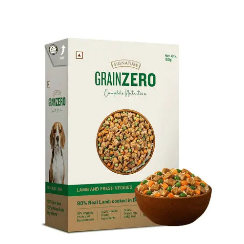Grain Zero Dog Fresh Food Tetra Pak Lamb & Vegetables for Adult & Puppy (150g)
