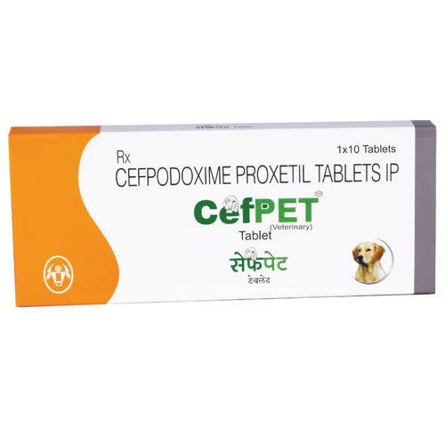 Intas Cefpet Tablet for Dogs & Cats (Pack of 10)