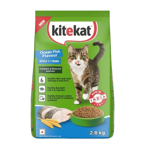 Kitekat Adult Ocean Fish Dry Cat Food 3kg