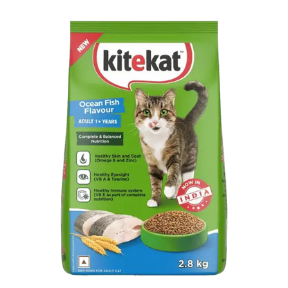 Kitekat Adult Ocean Fish Dry Cat Food 3kg