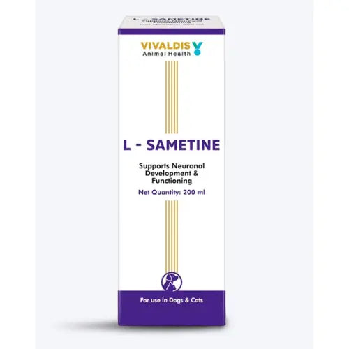 Vivaldis L-Sametine Syrup 200 ml for Dogs & Cats – Neurological Health Supplement