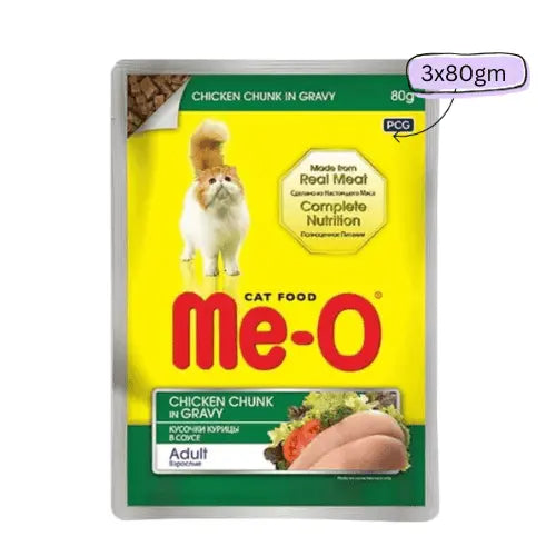 Me O Chicken Chunks in Gravy Adult Cat Wet Food