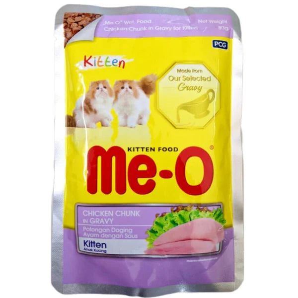Me O Chicken Chunks in Gravy Kitten Wet Food