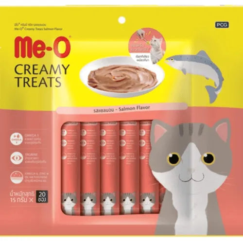 Me-O creamy salmon cat snack