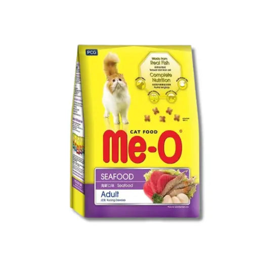 Me O Seafood Adult Cat Dry Food pack