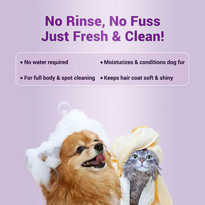Natural Remedies Fresh Me Up Waterless Dry Shampoo for Dogs and Cats