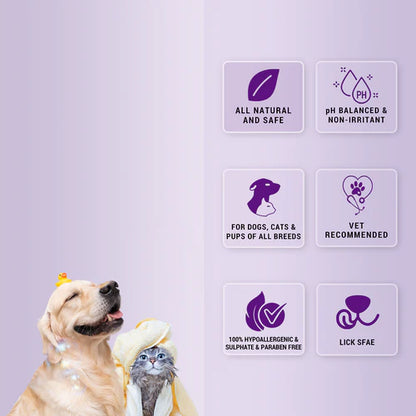 Natural Remedies Fresh Me Up Waterless Dry Shampoo for Dogs and Cats