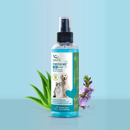 Natural Remedies Fresh Me Up Bloom Dry Shampoo for Dogs and Cats