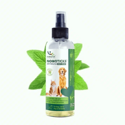 Natural Remedies Nomo Ticks Body Spray for Dogs & Cats
