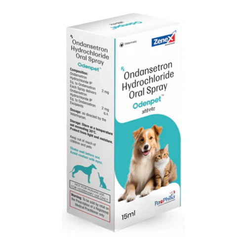 Zenex Odenpet Oral Spray (Ondansetron) for Dogs & Cats | Anti-Emetic Spray