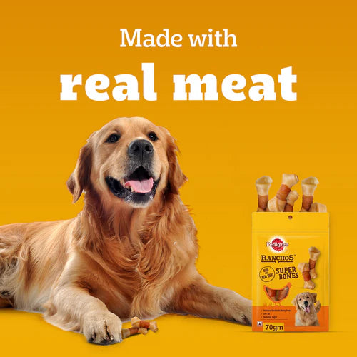 Pedigree Ranchos Super Bones Chicken & Milk Dog Treats