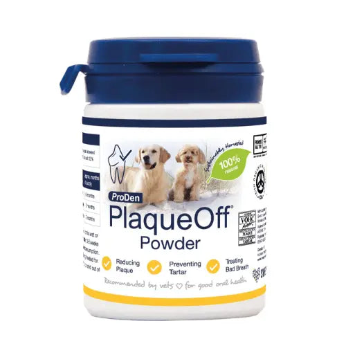ProDen PlaqueOff Powder for Dogs & Cats – Dental Care Supplement 40g