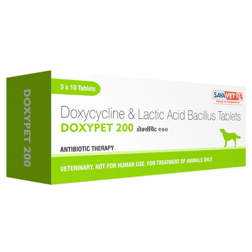 Savavet Doxypet Tablet for Dogs & Cats (Pack of 10)