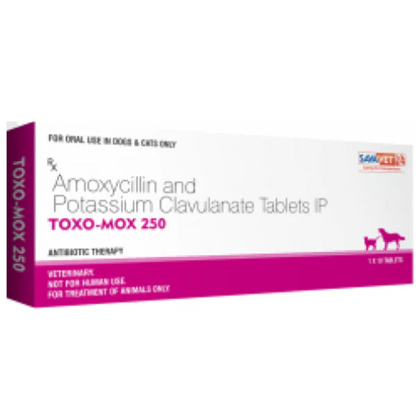 Savavet Toxo Mox Tablets for Dogs & Cats (Pack of 10)