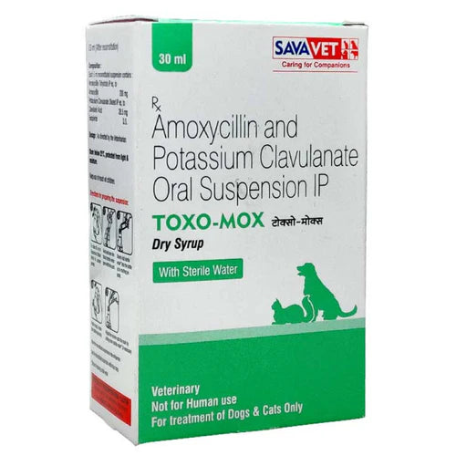 Savavet Toxo Mox Dry Syrup 30ml for Dogs & Cats