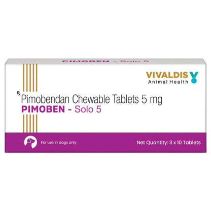 Vivaldis Pimoben Solo 5mg Tablet for Dogs