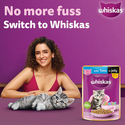 Whiskas tuna jelly gravy kitten 