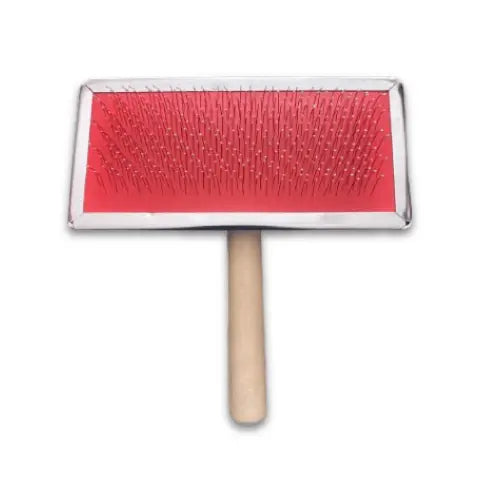 Smarty Pet Wooden Handle Slicker Brush for Dogs & Cats