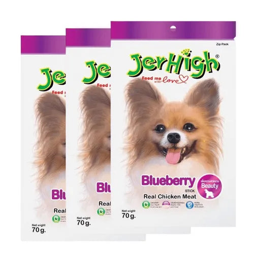 JerHigh Blueberry Chicken Dog Treats