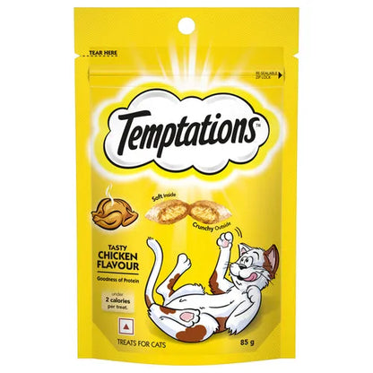 Temptations Tasty Chicken Flavour Cat Treats pack