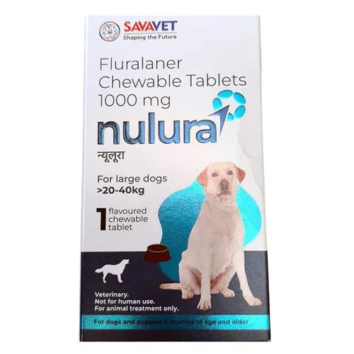 Savavet Nulura Tick & Flea Tablet for Large Dogs (20–40 kg)