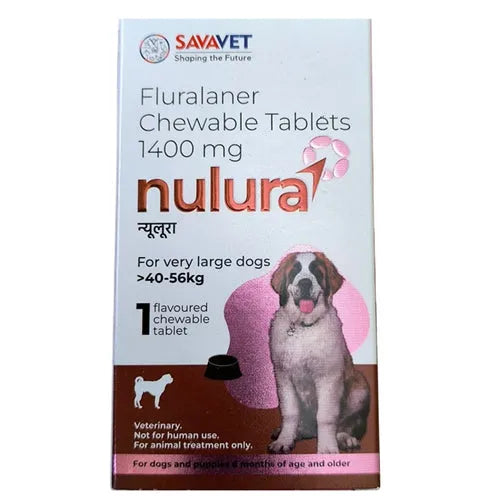Savavet Nulura Tick & Flea Tablet for Very Large Dogs (40–56 kg)